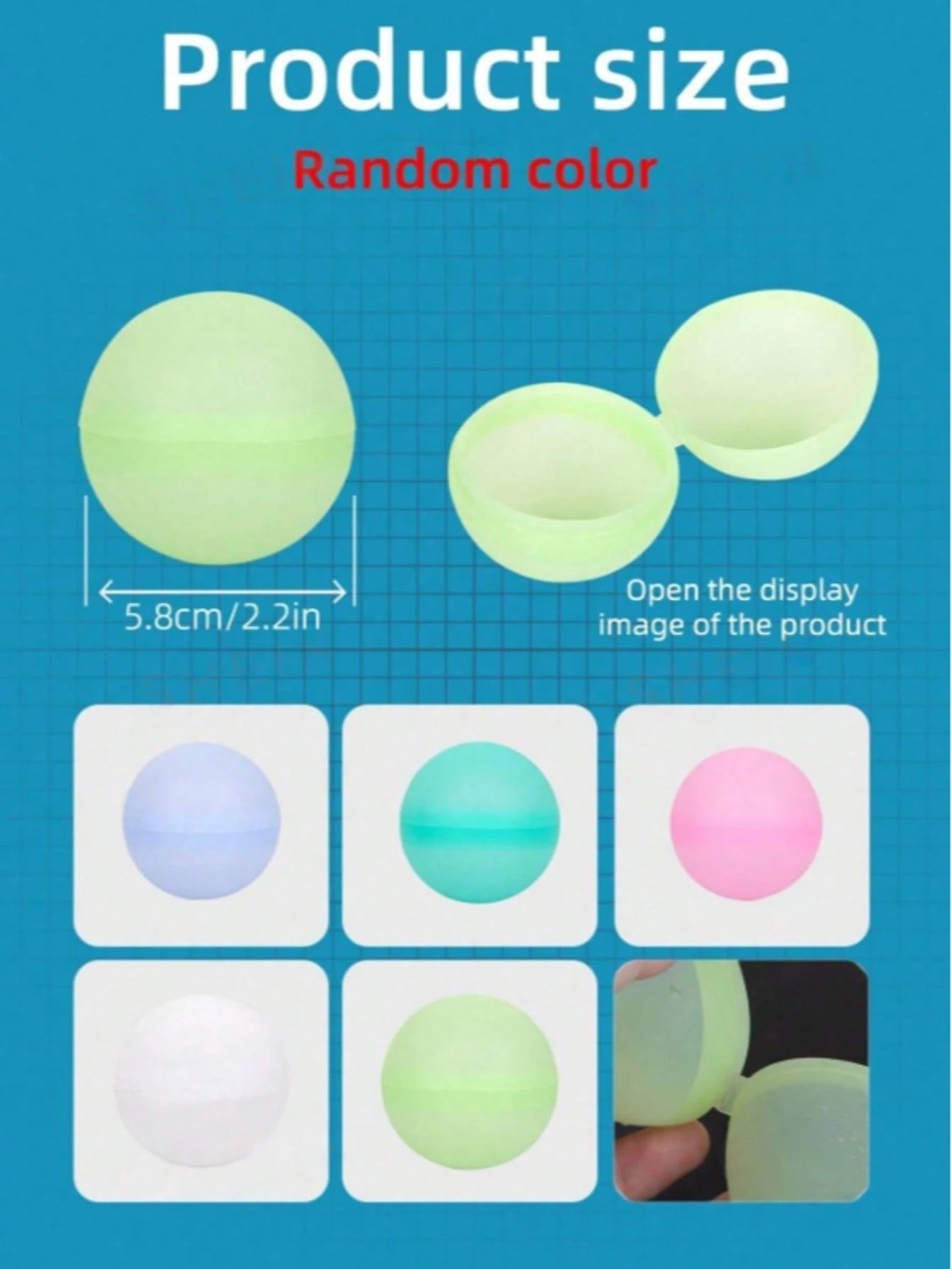 3/6/12/24pcs Random Color Self-Sealing Reusable Water Balloons- Quick Fill Water Balloon Toys- Silicone Water Balloons, Water Bombs, Cool Toys- Summer Pool Outdoor Toys- Suitable For Children Toys