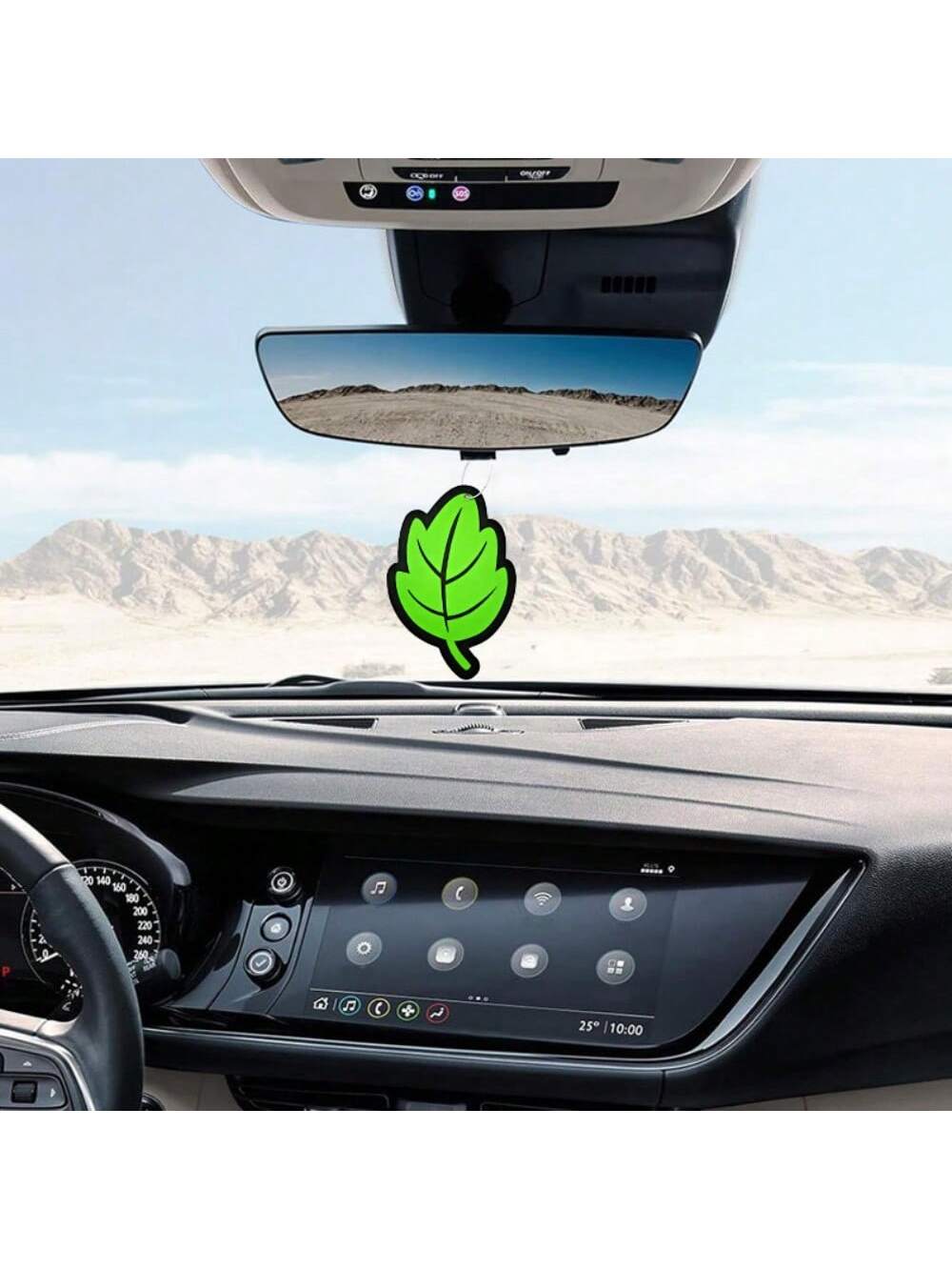 3-60pcs YXYDFDC Car Air Freshener, Natural Tea Fragrance Paper, Hanging Car Air Freshener With Herbal Scent, Leaf-Shaped Fragrance Leaves, Car Interior Accessories