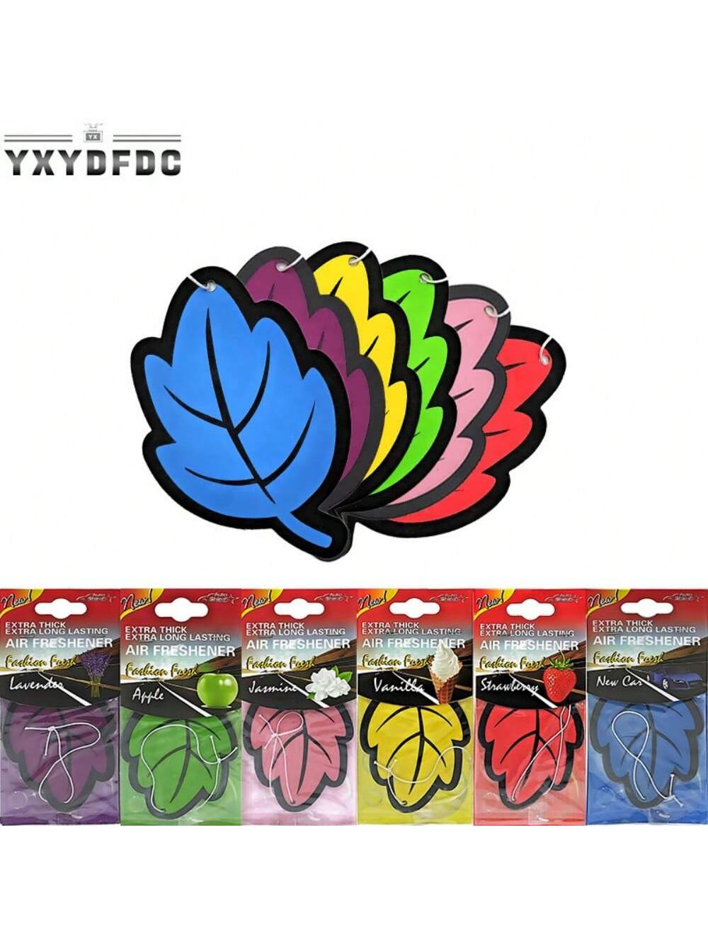 3-60pcs YXYDFDC Car Air Freshener, Natural Tea Fragrance Paper, Hanging Car Air Freshener With Herbal Scent, Leaf-Shaped Fragrance Leaves, Car Interior Accessories