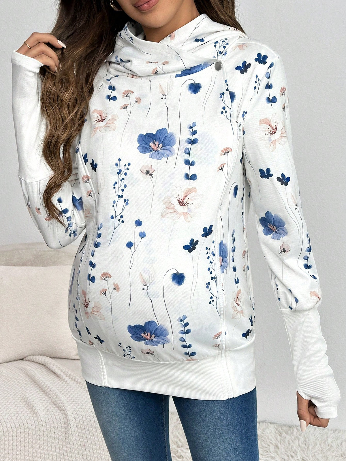 3-In-1 Maternity Knit Pocket Hooded Thick Jacket, Maternity Coat & Jacket