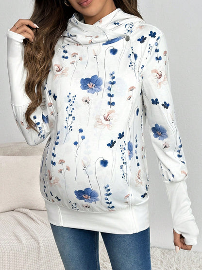 3-In-1 Maternity Knit Pocket Hooded Thick Jacket, Maternity Coat & Jacket