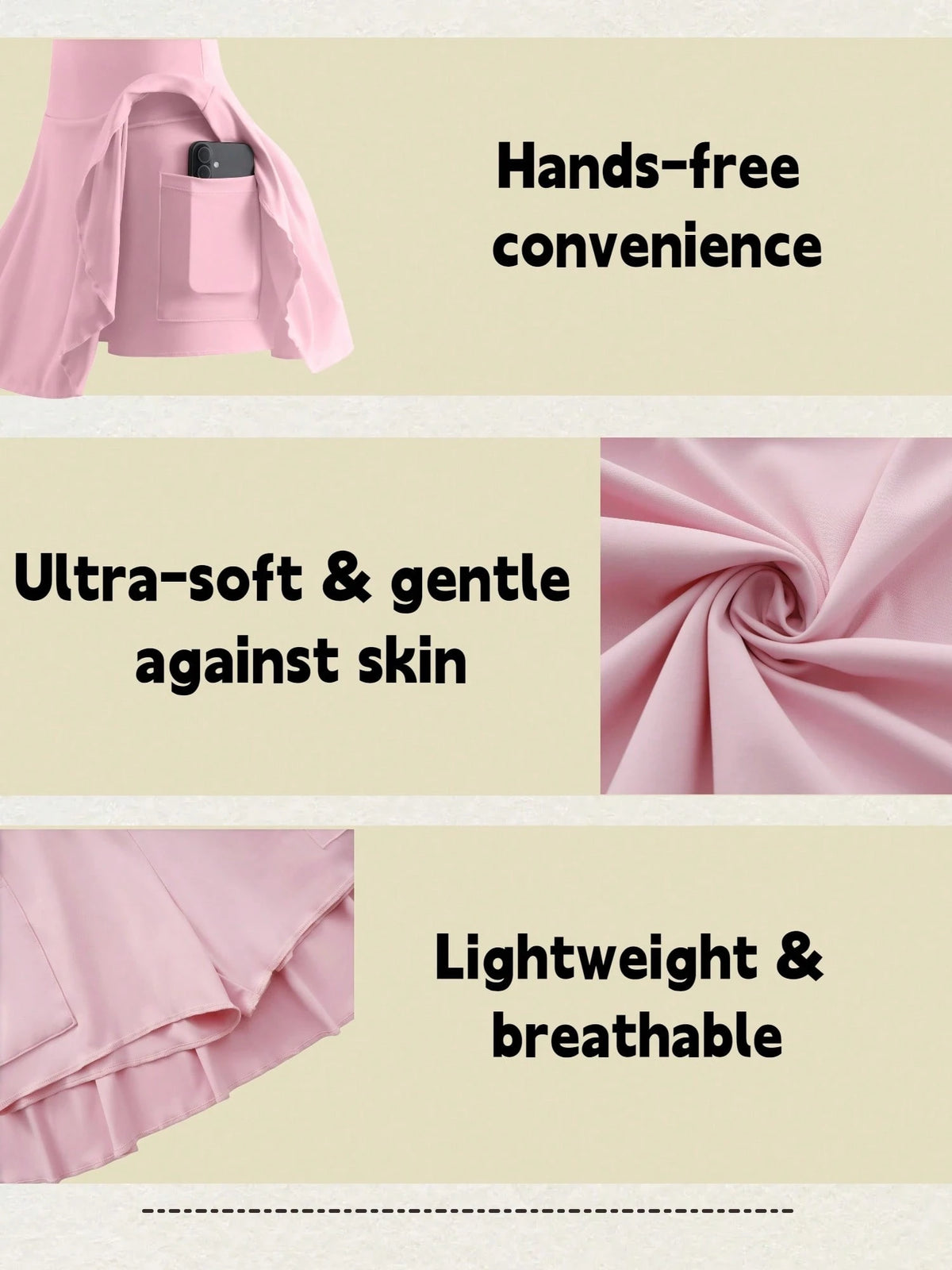 3 Pack Women's Summer Clothes Active Skorts With Pockets, High Waist Lightweight Athletic Skirts For Golf Yoga Running Daily Wear Womens Short Skirt