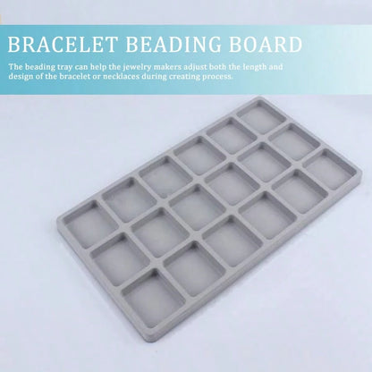 [3 Pcs Bead Tray] 1pc/2pcs/3pcs Bead Tray DIY Bead Design Plate, For Making Bracelets And Necklaces, Shaping Measurement DIY Tools
