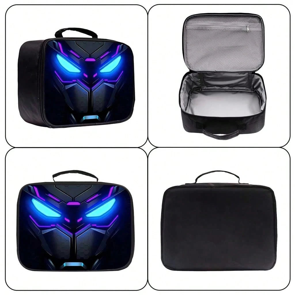 3-Piece 16.5 Inch Student Backpack Set, Includes Tote Bag And Pencil Case, Suitable For Back To School