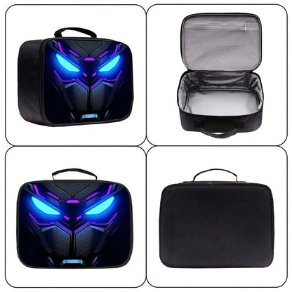 3-Piece 16.5 Inch Student Backpack Set, Includes Tote Bag And Pencil Case, Suitable For Back To School