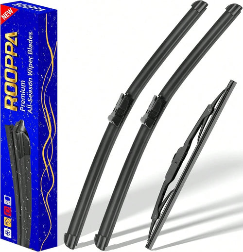 3 Wipers Replacement For 2010-2015 RX450h/2010-2015 RX350, Perfect Fit High-Performance Windshield Wiper Blades OEM Replacement 26"/22"/16" 3-Piece Set U/J Hook