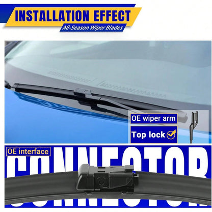 3 Wipers Replacement For 2010-2015 RX450h/2010-2015 RX350, Perfect Fit High-Performance Windshield Wiper Blades OEM Replacement 26"/22"/16" 3-Piece Set U/J Hook