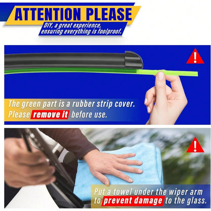 3 Wipers Replacement For 2010-2015 RX450h/2010-2015 RX350, Perfect Fit High-Performance Windshield Wiper Blades OEM Replacement 26"/22"/16" 3-Piece Set U/J Hook