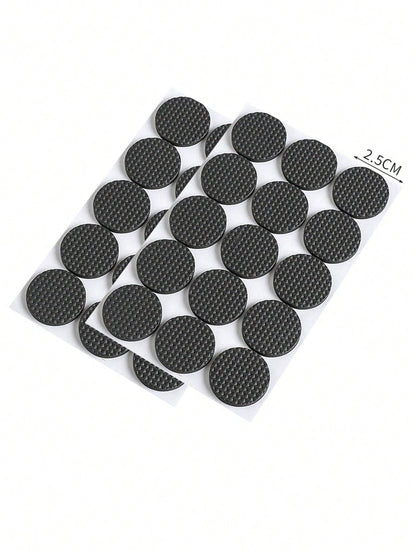 30pcs Anti-Noise Chair Leg Protectors, Non-Slip Furniture Pads For Dining Chairs And Tables, With Metal Finish Type- Other Types For Quiet Home Environment