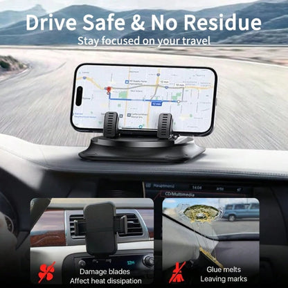 360° Rotatable & Adjustable Car Phone Holder- Dashboard Mount. Made Of ABS Material; Protects Interior Surfaces. Compatible With All Vehicles. Suitable For Use In Cars, Offices, Homes, And More.