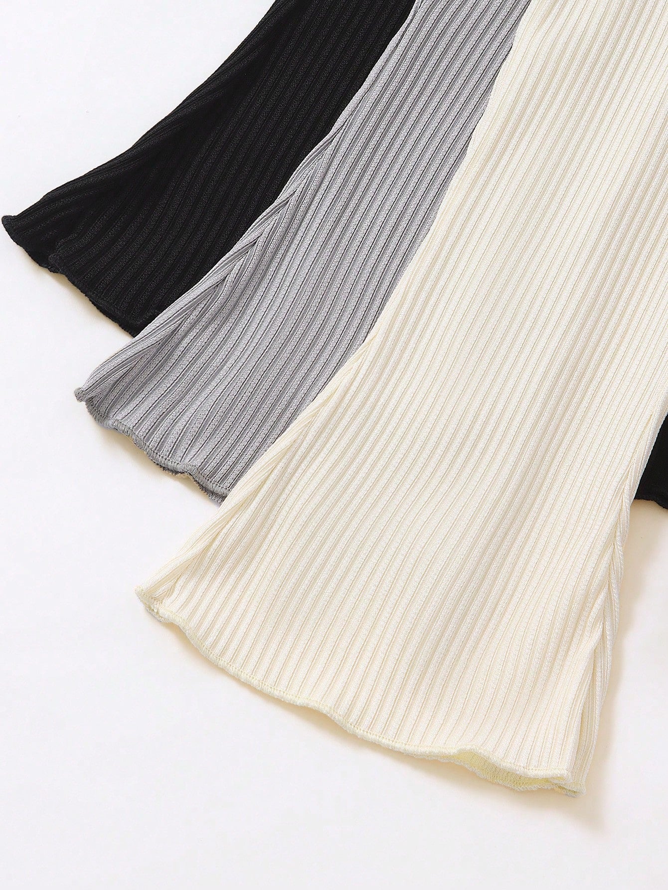 3pcs Baby Girls' Long, MulticolorKnitLightweightBreathableRelaxedBoysSchool Pants, Simple And, Suitable For Outings Chic Autumn/Winter