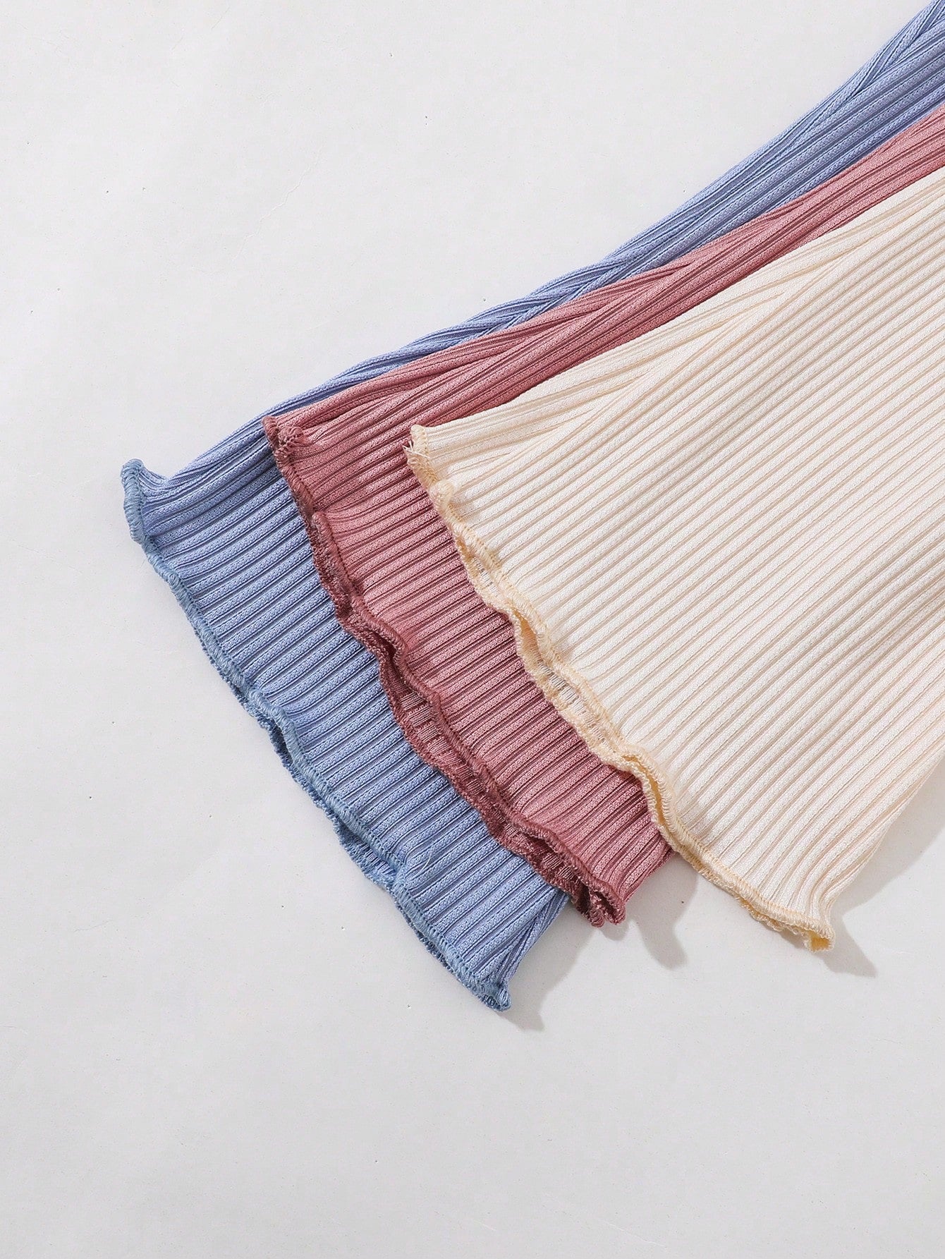 3pcs Baby Girls' Long, MulticolorKnitLightweightBreathableRelaxedBoysSchool Pants, Simple And, Suitable For Outings Chic Autumn/Winter