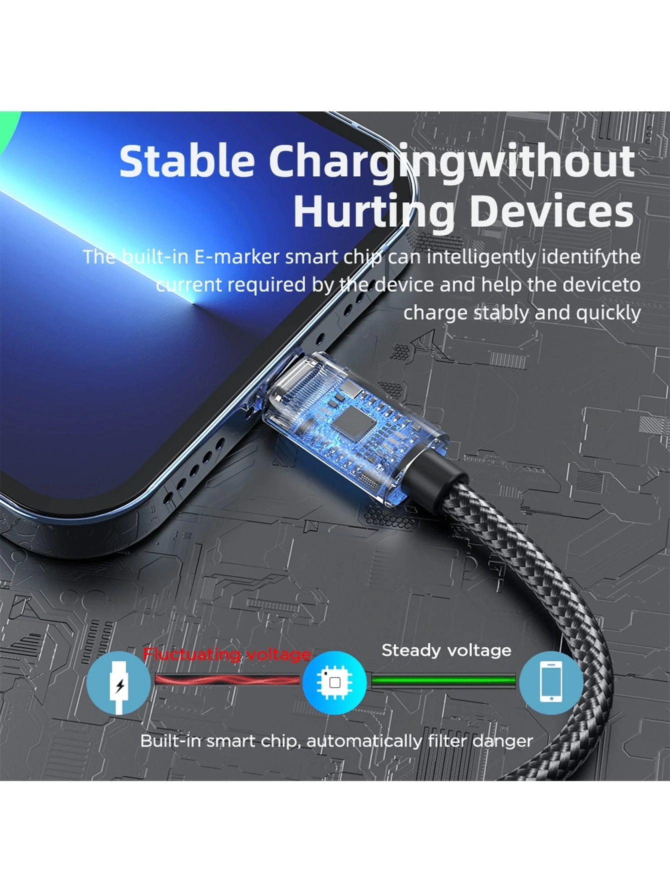 3pcs Nylon Braided Data Cable Set, Charging Cable Combo Pack, Includes Nylon Braided Lightning Data Cables Compatible With IPhone 14/13/12/Pro Max/X/XR/XS/8/7/6s/6/. These Data Cables Feature A Matte