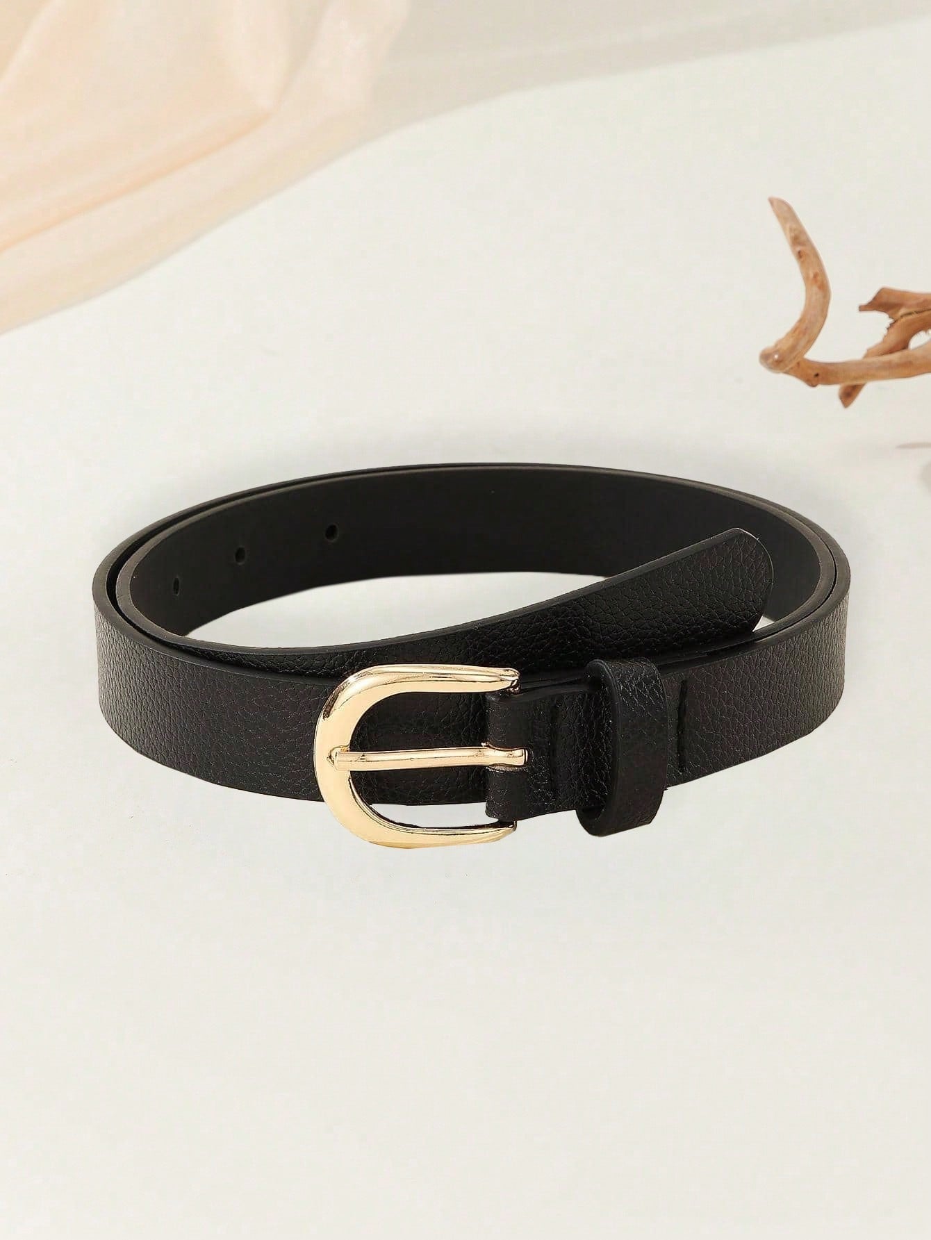 3pcs Women's Belts- Elegant Minimalist Square Buckle Design, Suitable For Dresses, T-Shirts, Jeans And Suits. PU Material, Perfect For Daily Office, Commute And Occasion Gifts