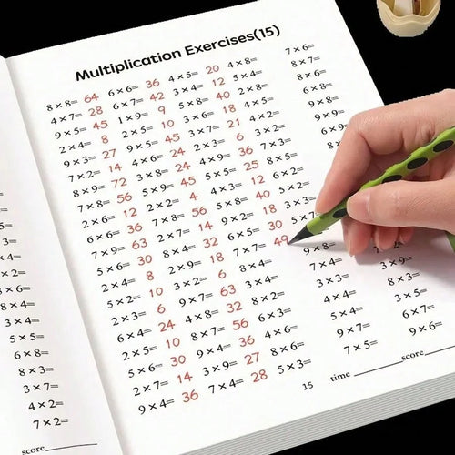 48 Pages Multiplication And Division Math Practice Book, Learn Multiplication And Division, Back To School Season Gift