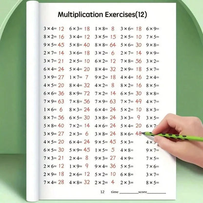 48 Pages Multiplication And Division Math Practice Book, Learn Multiplication And Division, Back To School Season Gift