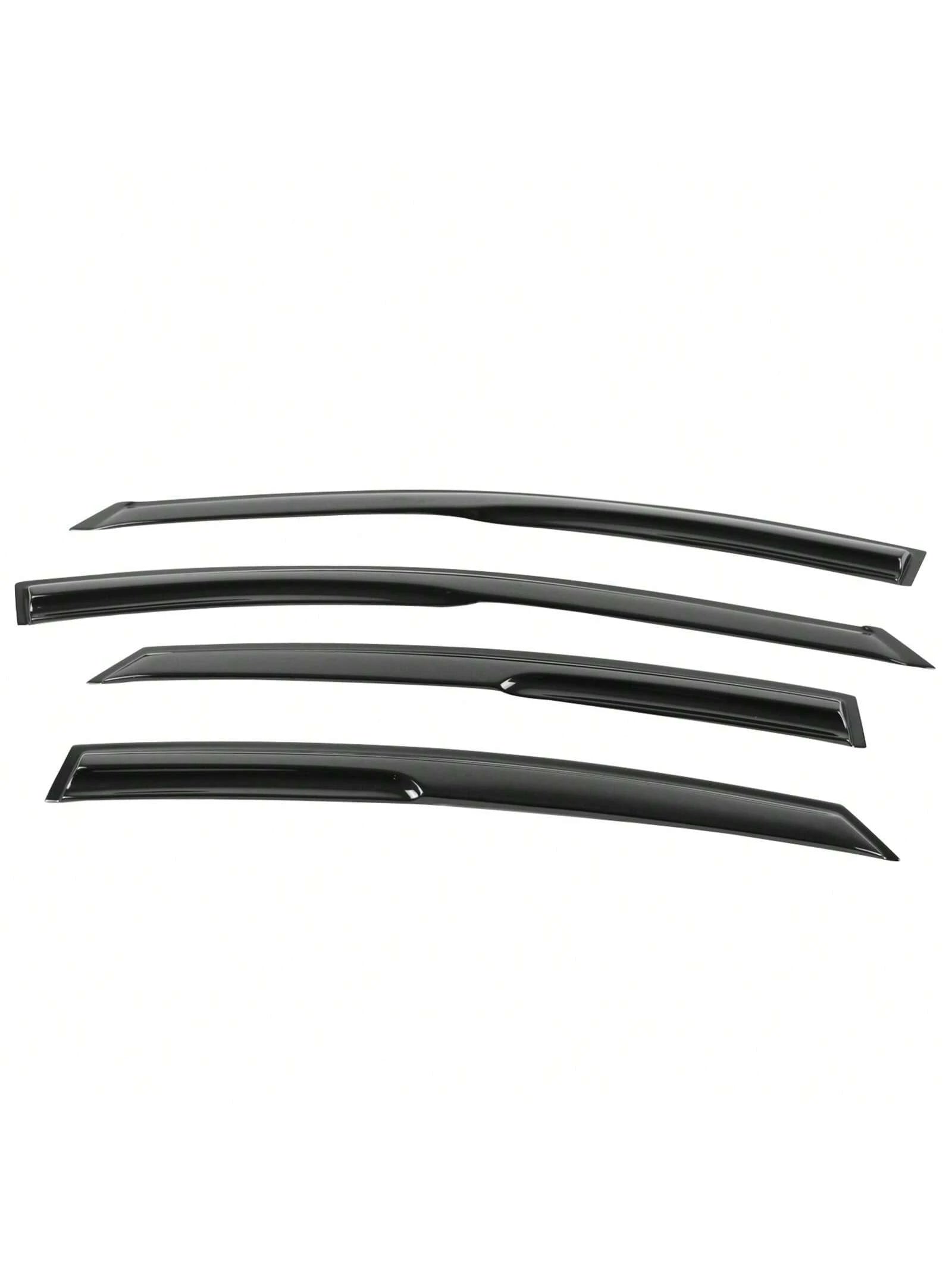 4PC Set Window Visors For 2011-2016 Hyundais' Elantra Sedan Window Rain Guards Smoked Aero JDM Wind Deflectors Stick On By 4PCS, 2012 2013 2014 2015, Perfect As A Valentine Gift For Drivers