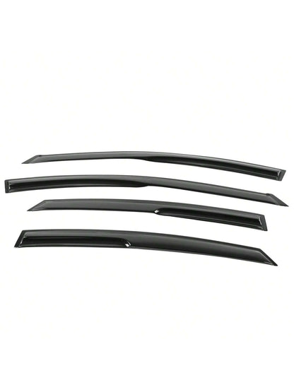 4PC Set Window Visors For 2011-2016 Hyundais' Elantra Sedan Window Rain Guards Smoked Aero JDM Wind Deflectors Stick On By 4PCS, 2012 2013 2014 2015, Perfect As A Valentine Gift For Drivers