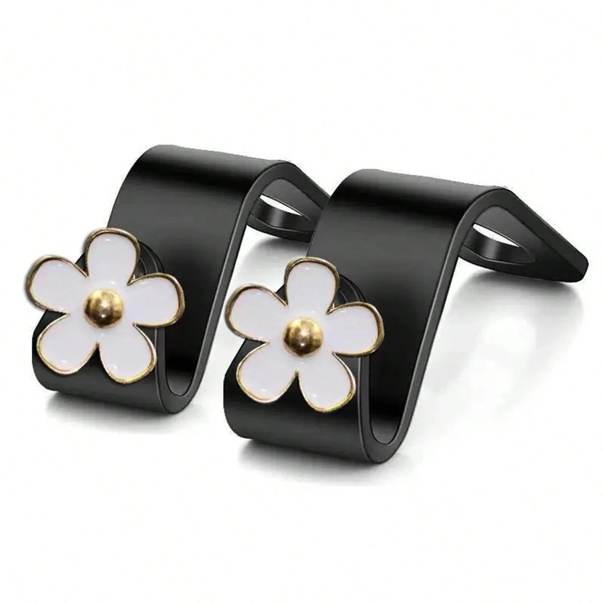 4pcs/2pcs Flower Hook Car Seat Hook Car Rear Seat Rear Storage Decoration And Organizing Practical Products Car Accessories