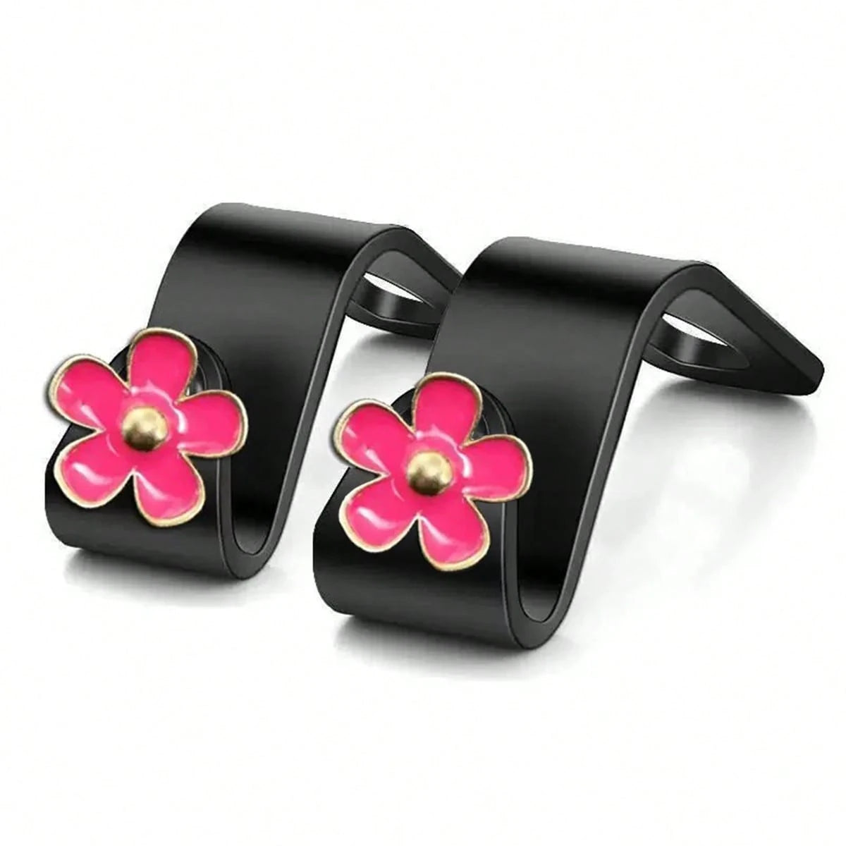 4pcs/2pcs Flower Hook Car Seat Hook Car Rear Seat Rear Storage Decoration And Organizing Practical Products Car Accessories