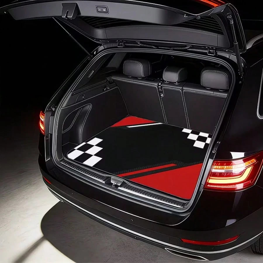 4pcs Car Floor Mats, Available In Multiple Sizes, Polyester Lining, Dynamic Personalized Design, Suitable For Daily Travel And Cargo Storage, Compatible With Trucks/Sedans/SUVs, Ideal For Holidays/Gif