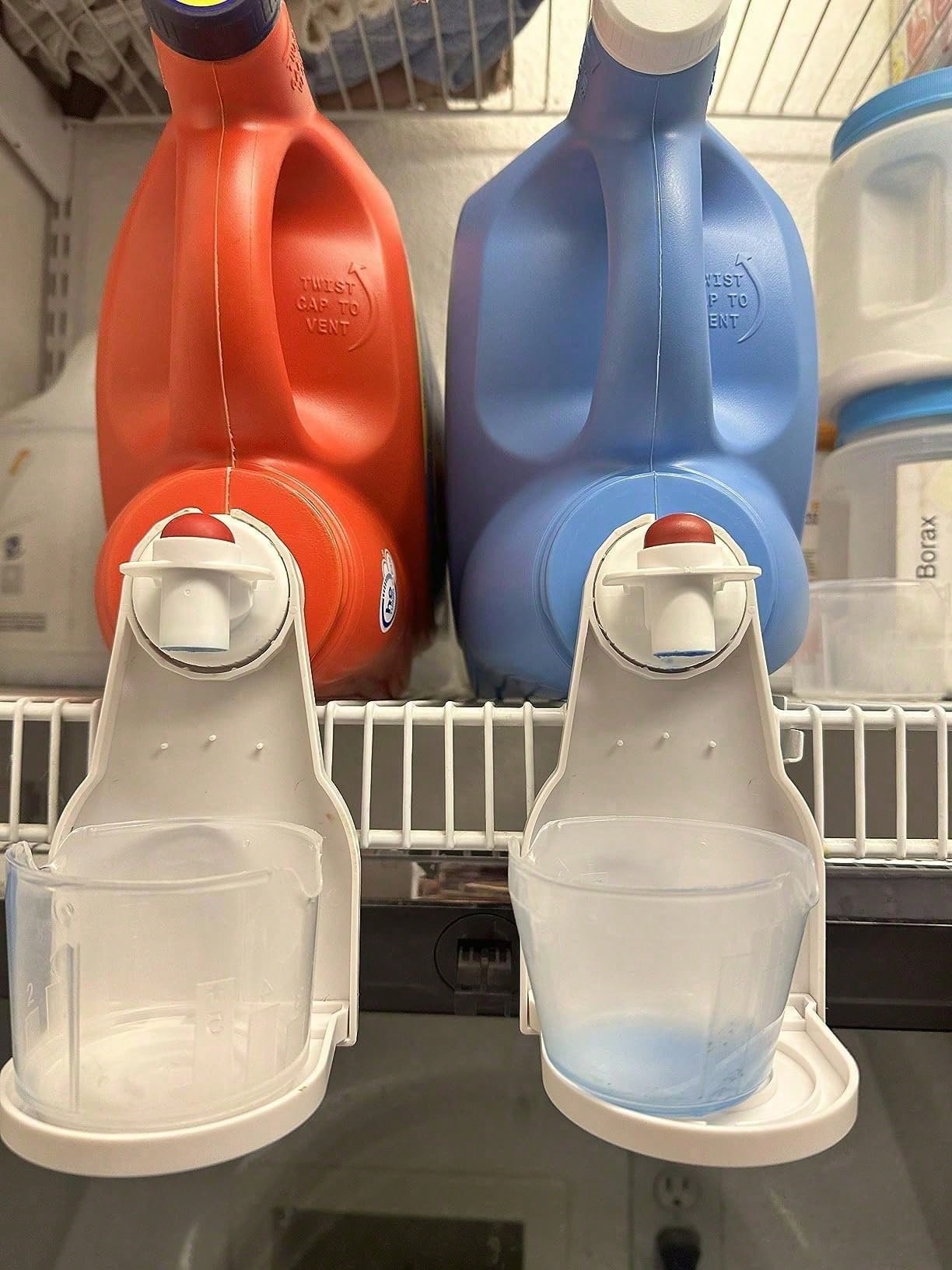 4pcs Laundry Detergent Cup Holder, Detergent Drip Catcher (Upgraded Drip Tray), No More Mess Or Leaks, Grip Style Universal Fit- Our Laundry Drip Catcher Fits All Types Of Detergent Containers And Fa