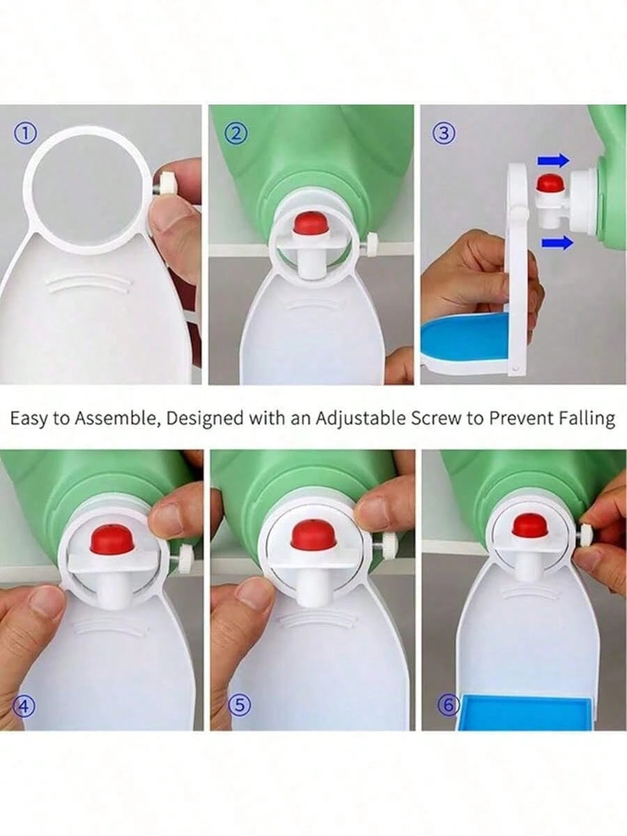 4pcs Laundry Detergent Cup Holder, Detergent Drip Catcher (Upgraded Drip Tray), No More Mess Or Leaks, Grip Style Universal Fit- Our Laundry Drip Catcher Fits All Types Of Detergent Containers And Fa