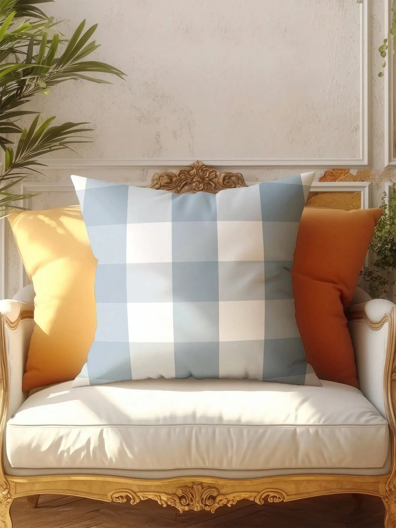 4pcs, Light Blue Striped Pillow Covers, Best-Selling, Home Decorative Pillow Covers, Sofa Living Room Bedroom Pillow Covers, No Pillow Insert