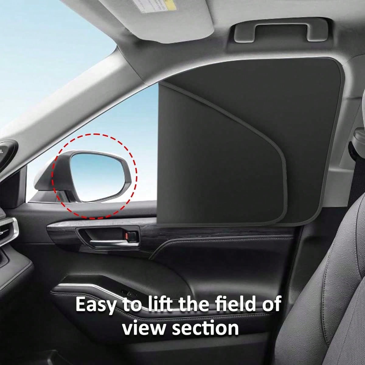 4pcs Magnetic Car Side Window Curtains, Block 99% UV & Glare, Provide Privacy For Breastfeeding, Napping, Changing, Camping