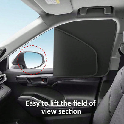 4pcs Magnetic Car Side Window Curtains, Block 99% UV & Glare, Provide Privacy For Breastfeeding, Napping, Changing, Camping