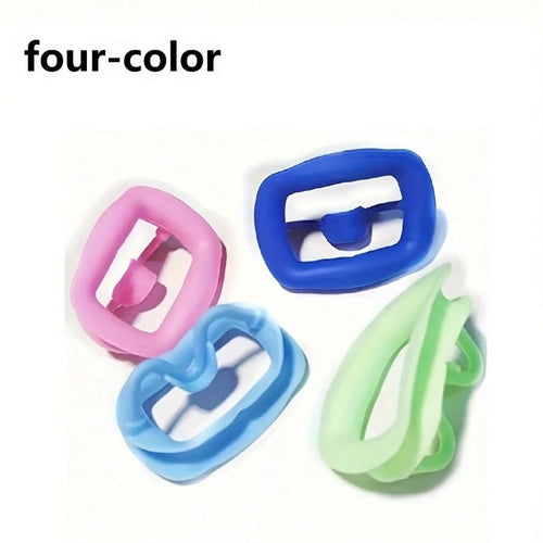 4pcs Silicone Mouth Retractors, Teeth Whitening Cheek Retractors, Reusable Oral Lip Retractors