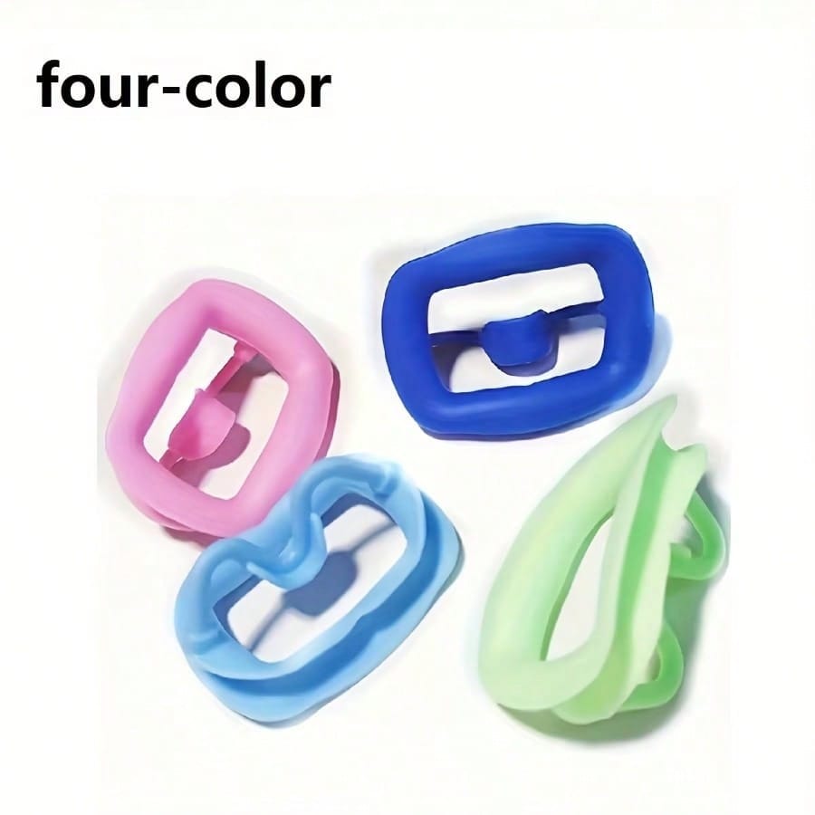 4pcs Silicone Mouth Retractors, Teeth Whitening Cheek Retractors, Reusable Oral Lip Retractors