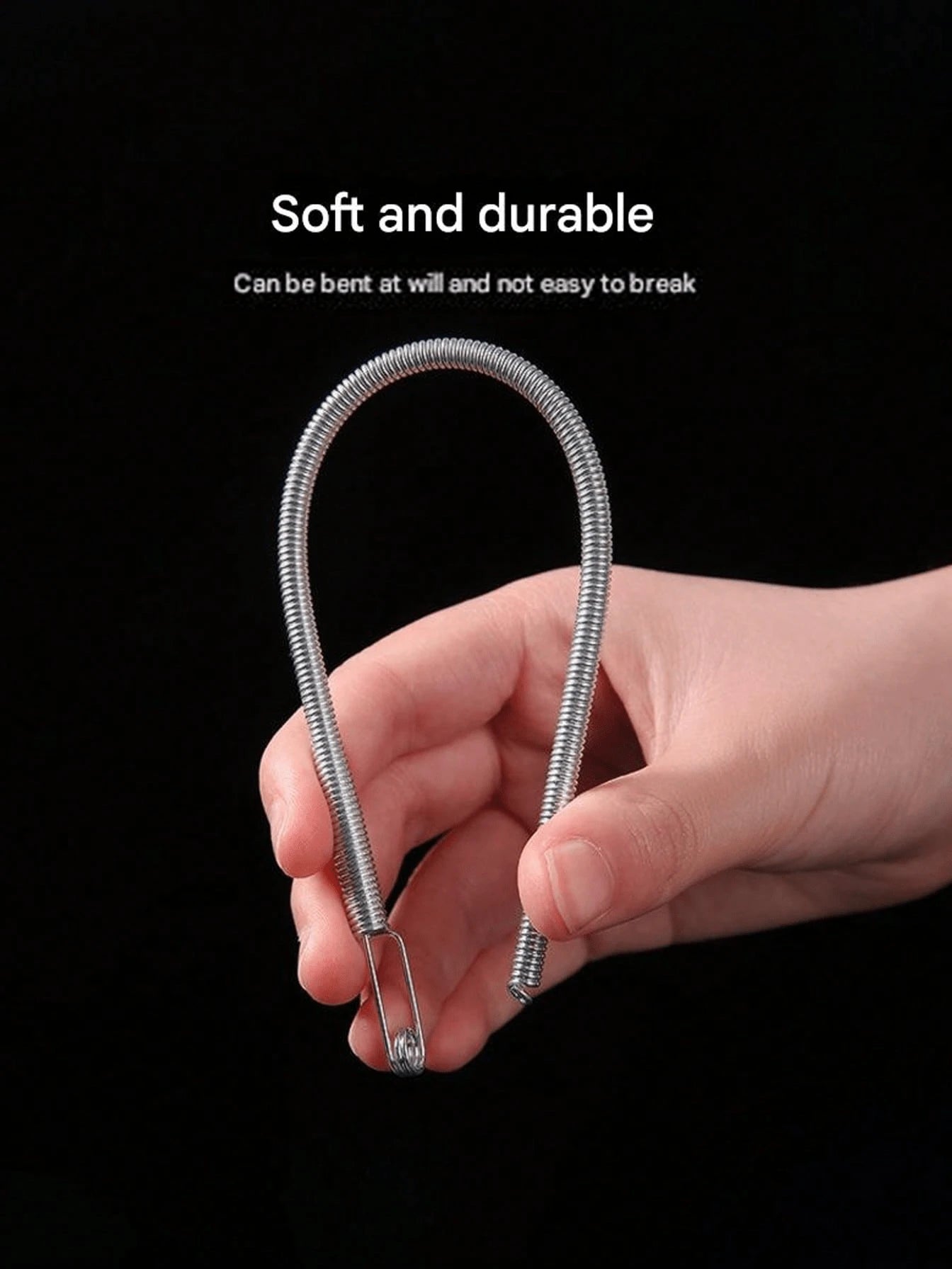 4pcs Spring-Loaded Flexible Drawstring Replacement Tool | 2-In-1 Elastic Band Threader, Suitable For Pants, Sweatshirts And Skirts | Home Essential Kit, Includes Belt Threader, No-Sew DIY Assistant |