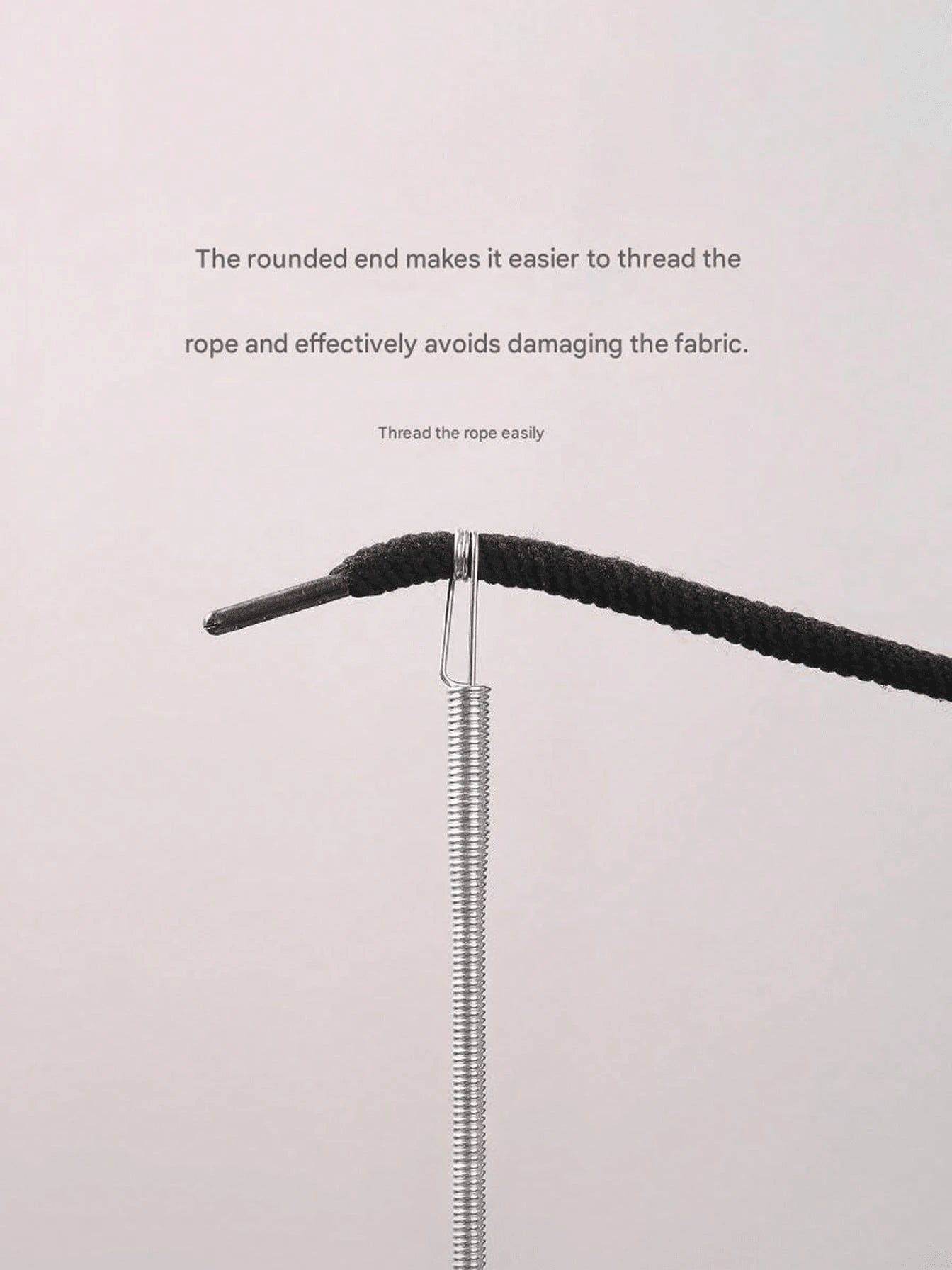 4pcs Spring-Loaded Flexible Drawstring Replacement Tool | 2-In-1 Elastic Band Threader, Suitable For Pants, Sweatshirts And Skirts | Home Essential Kit, Includes Belt Threader, No-Sew DIY Assistant |