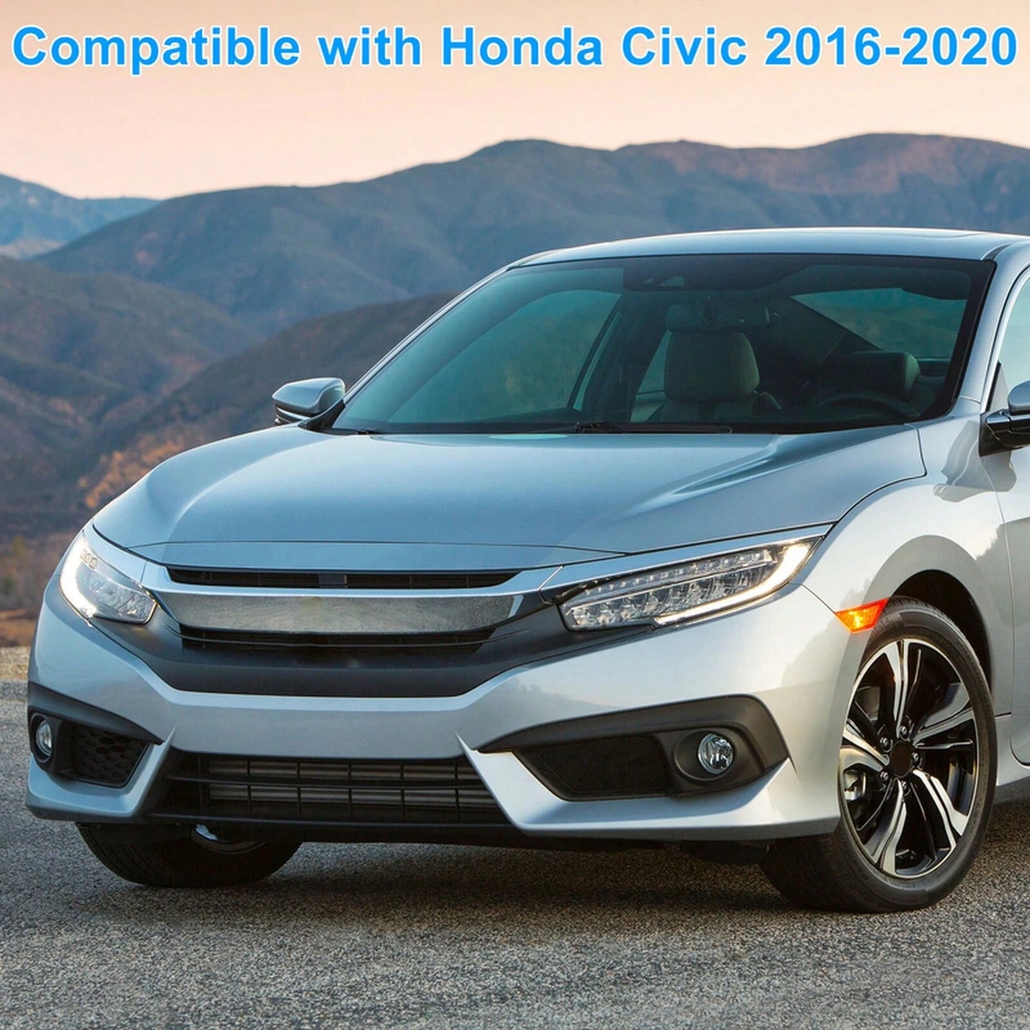 4x 2016-2020 Carbon Fiber Interior Door Armrest Panel Trim Cover F96Y