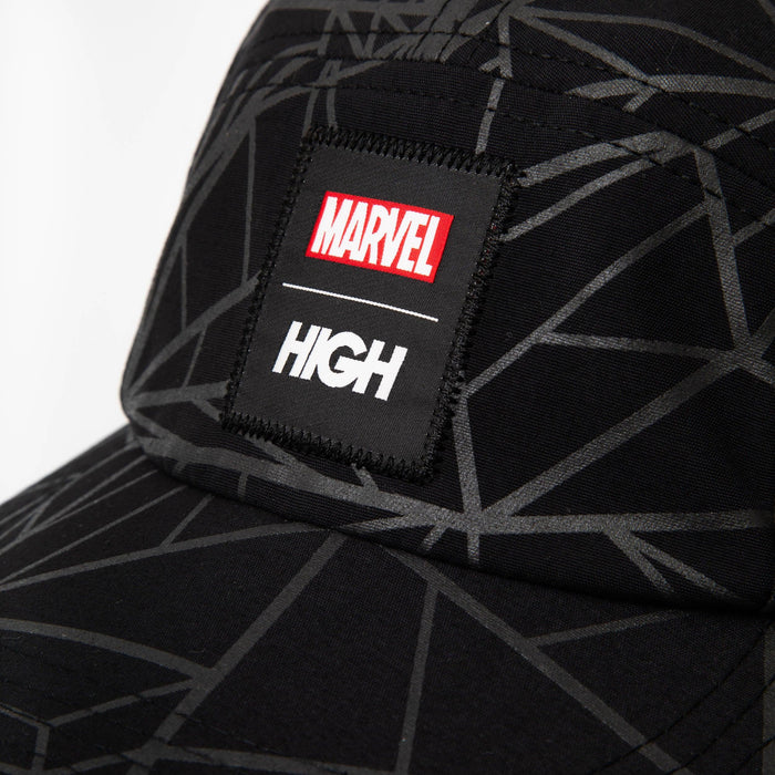 5 Panel Spider Man Black - Four Street