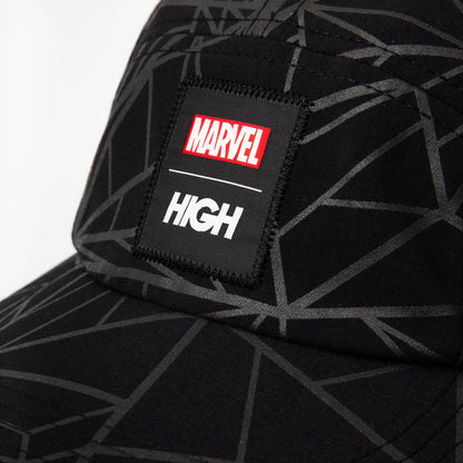 5 Panel Spider Man Black - Four Street