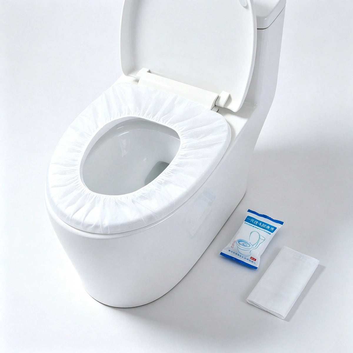 50/30/20/10pcs New Disposable Toilet Seat Cushion, Individually Packaged, Portable Travel And Business Toilet Seat Cushion, Accessories For Public Restrooms, Airplanes, Camping Trips, Household Portab