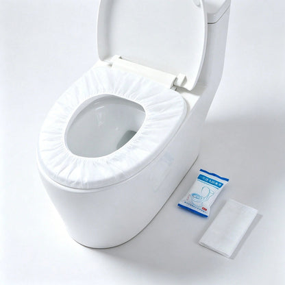 50/30/20/10pcs New Disposable Toilet Seat Cushion, Individually Packaged, Portable Travel And Business Toilet Seat Cushion, Accessories For Public Restrooms, Airplanes, Camping Trips, Household Portab