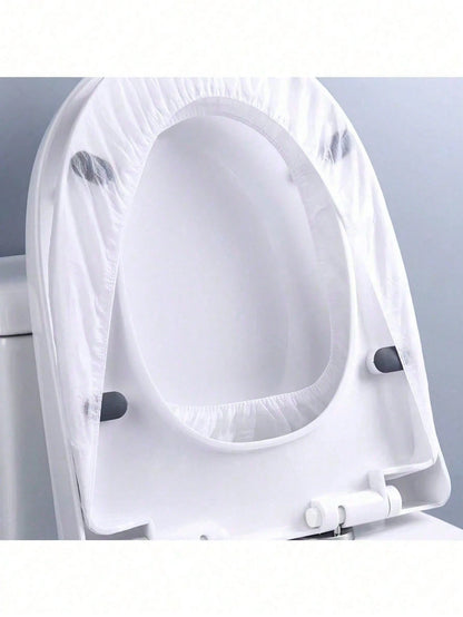 50/30/20/10pcs New Disposable Toilet Seat Cushion, Individually Packaged, Portable Travel And Business Toilet Seat Cushion, Accessories For Public Restrooms, Airplanes, Camping Trips, Household Portab