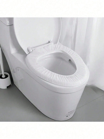 50/30/20/10pcs New Disposable Toilet Seat Cushion, Individually Packaged, Portable Travel And Business Toilet Seat Cushion, Accessories For Public Restrooms, Airplanes, Camping Trips, Household Portab