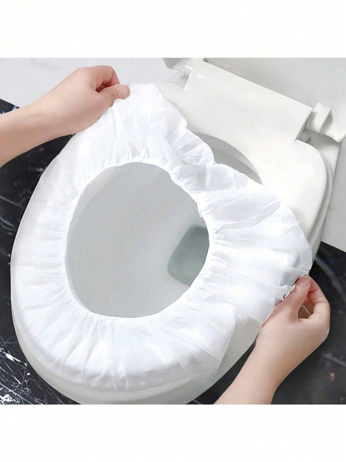 50/30/20/10pcs New Disposable Toilet Seat Cushion, Individually Packaged, Portable Travel And Business Toilet Seat Cushion, Accessories For Public Restrooms, Airplanes, Camping Trips, Household Portab