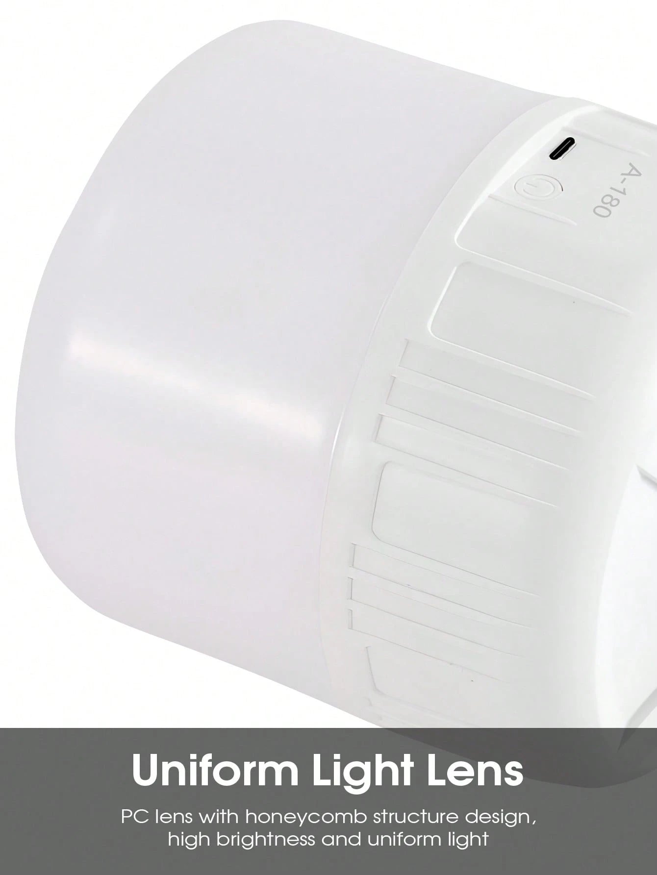 500mAh Camping Light, Emergency Bulb, Hanging Tent Work Light, Rechargeable USB LED Bulb, Outdoor Portable Light (2 Charging Ports Randomly Shipped)