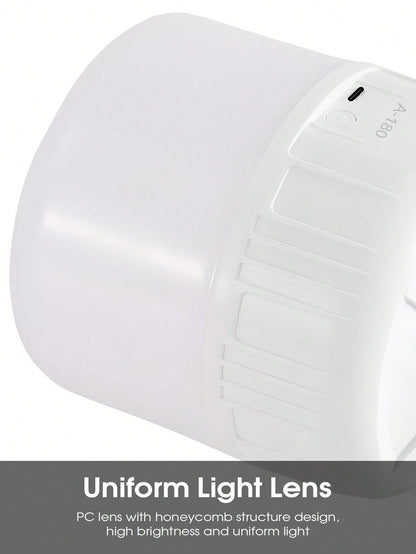 500mAh Camping Light, Emergency Bulb, Hanging Tent Work Light, Rechargeable USB LED Bulb, Outdoor Portable Light (2 Charging Ports Randomly Shipped)