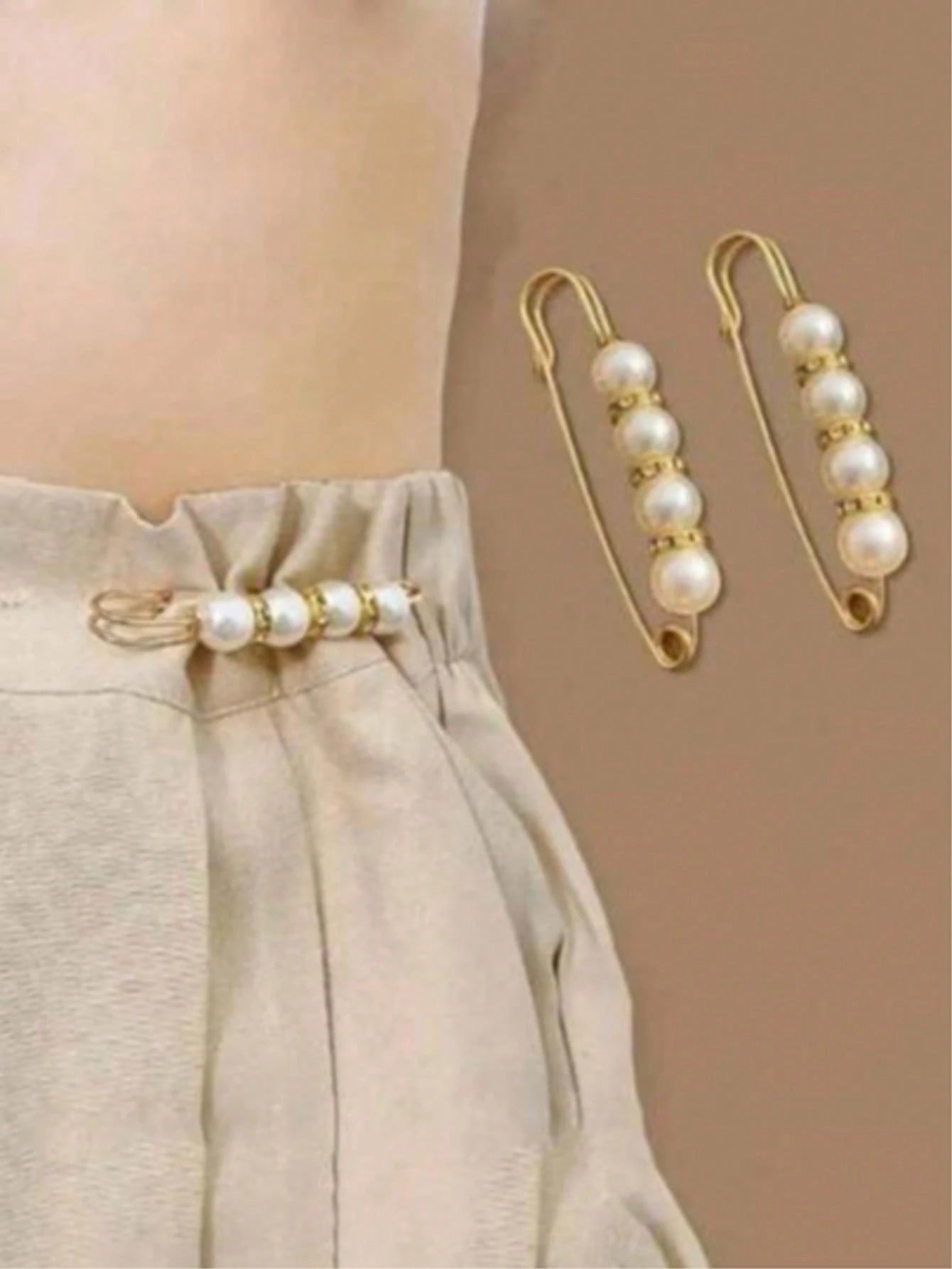 5pcs Detachable Waist Adjustment Buckles, Durable Metal Non-Slip Belt, Multi-Functional Pin Buckle Set, Suitable For Women, Perfect Match For Pants, Scarves And Shawls, Suitable For Daily Wear, Partie