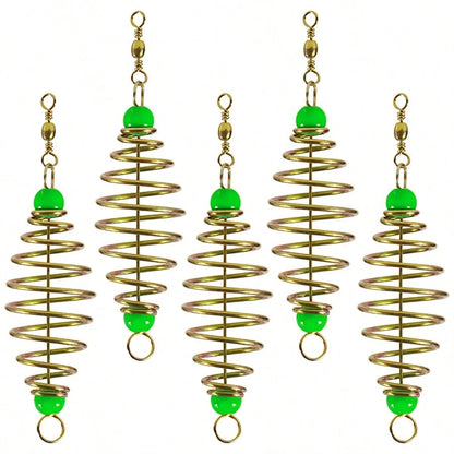 5pcs Fishing Set Including Bait Trap, Feeder, Carp Fishing Gear, Lure Bracket, Bait Cage, Magic Fish Trap