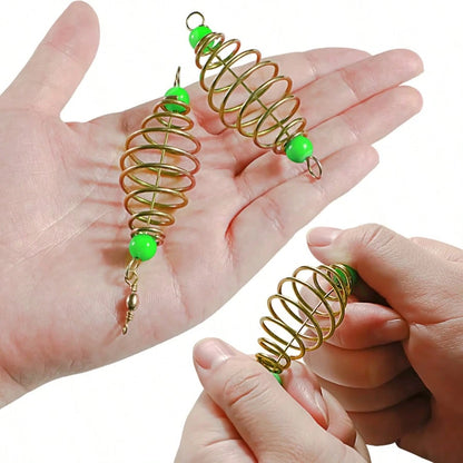 5pcs Fishing Set Including Bait Trap, Feeder, Carp Fishing Gear, Lure Bracket, Bait Cage, Magic Fish Trap