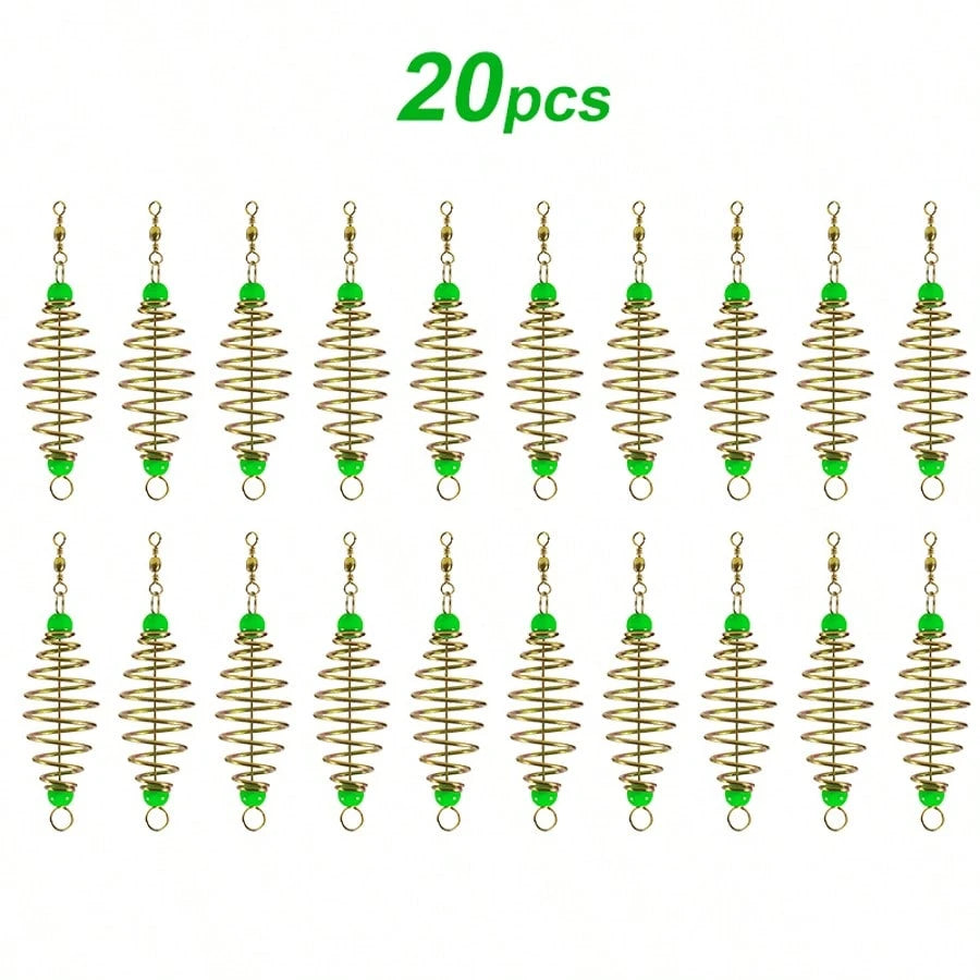 5pcs Fishing Set Including Bait Trap, Feeder, Carp Fishing Gear, Lure Bracket, Bait Cage, Magic Fish Trap