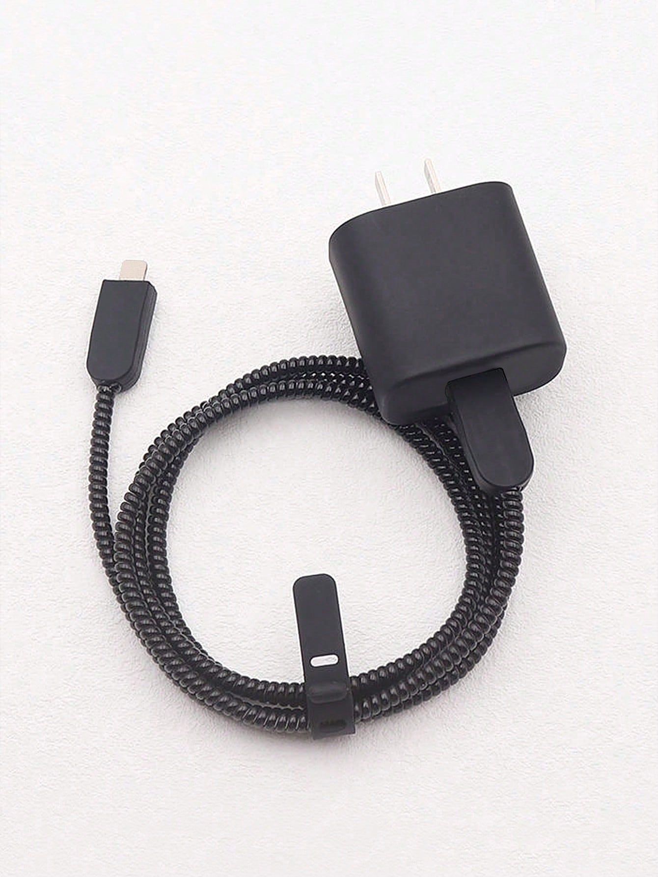 5pcs/Set Pink Color 1.5m Wire Cord Winder & Line Fixer & Anti-Breakage Charging Cable With Protection Case & 20w Fast Charger Compatible With IPhone 12/13/14 Cable Protector, Charger Protector