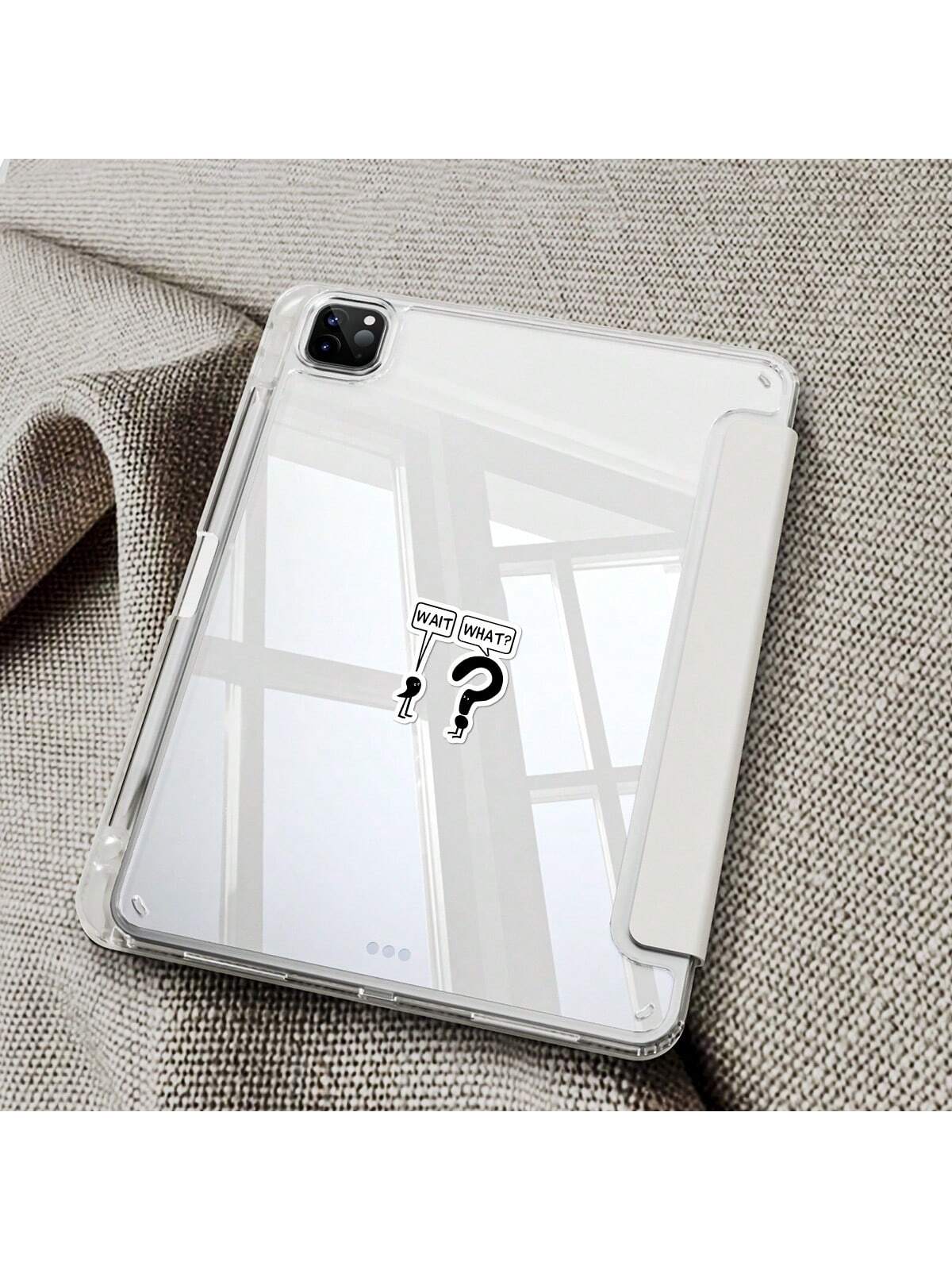 5pcs Wait, What? Vinyl Sticker| Funny Sarcastic Die Cut Sticker For Laptops, Cars & Water Bottles| EmotionalSupport & Mental Health Awareness Decal| Great Gifts For Teachers & Book Lovers